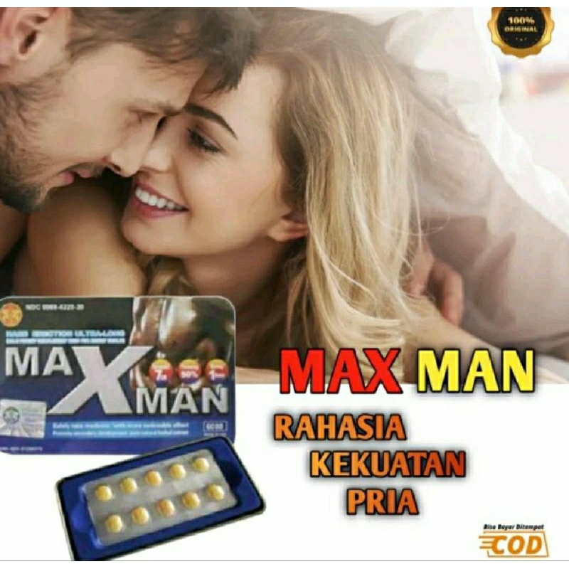 Max-man Original Obat-kuat-Suplemen Pria Asli