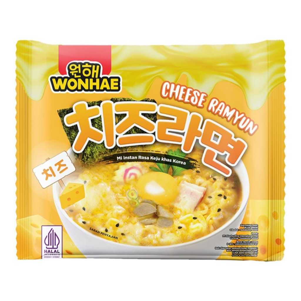 

Mujigae by Wonhae Cheese Ramyun Mi Instan Keju Khas Korea 120 Gram