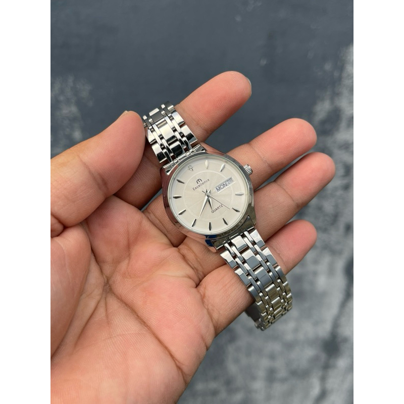 JAM TANGAN WANITA EXCELLENCE QUARTZ EX 8507L ORIGINAL