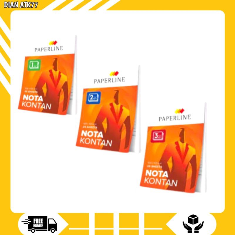

NOTA Bon - NOTA Kontan Untuk Keperluan Toko - Kantor Dll Isi 25 Set (1 Pak 10 Buku)