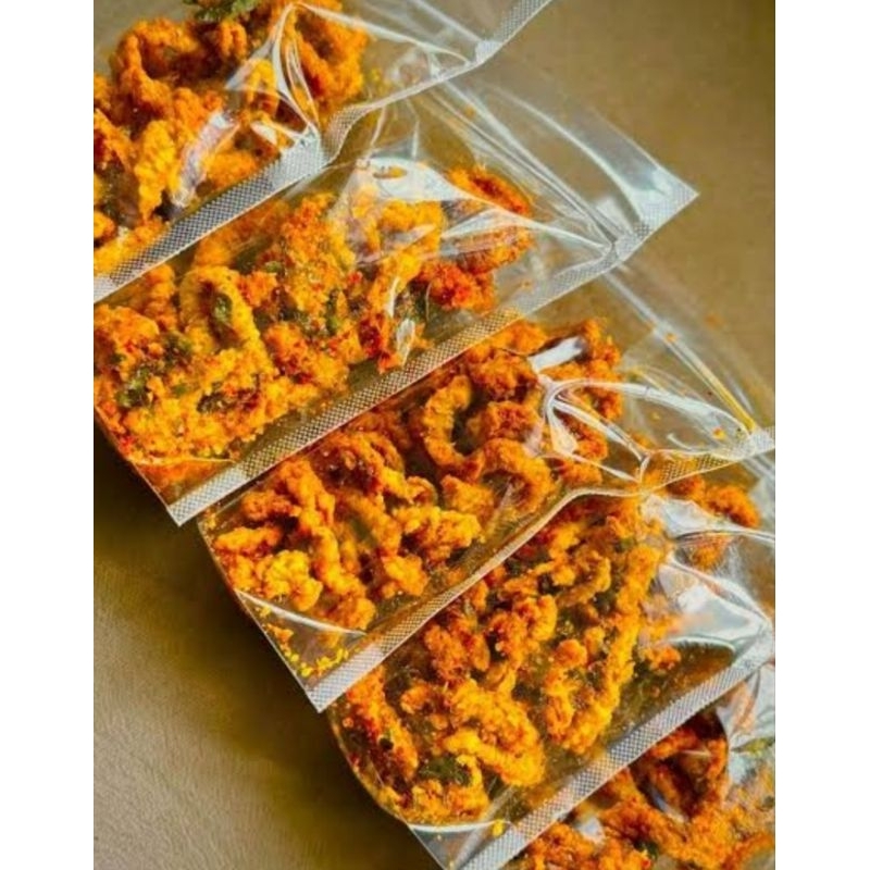 

JAJANAN KHAS BANDUNG Usus cripsy kemasan 100gram/1kg/setengah kilo cemilan/jajanan