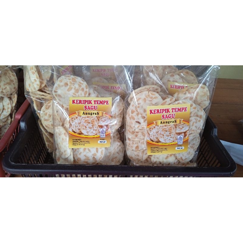 

Kripik tempe sagu anugrah 160 gram/Keripik tempe sagu anugrah 160 gram