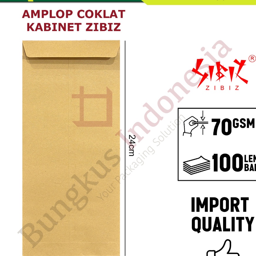 

Hematku Amplop Coklat Kabinet 18x24cm