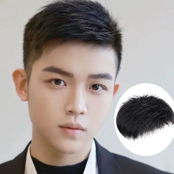 Get Discount  TOUPEE PRIA RAMBUT PENUTUP BOTAK TOUPEE RAMBUT PALSU PRIA PENDEK WIG PRIA MURAH