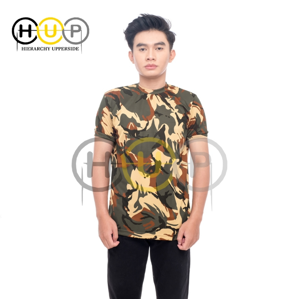Baju Kaos Loreng Army Kostrad Dryfit,Kaos Loreng Kostrad Bahan Dryfit,Baju Unisex Loreng kostrad