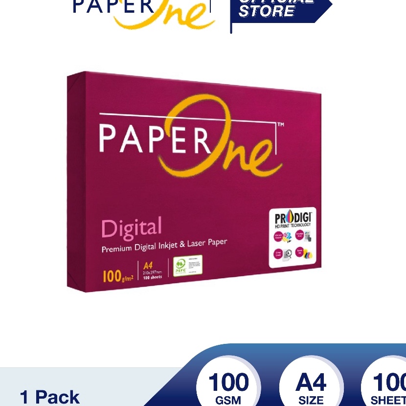 

Cashback PaperOne Kes A4 1gr Dital Retail Pack 1 lembar Kes HVS A4 Pack Kes Fotocopy