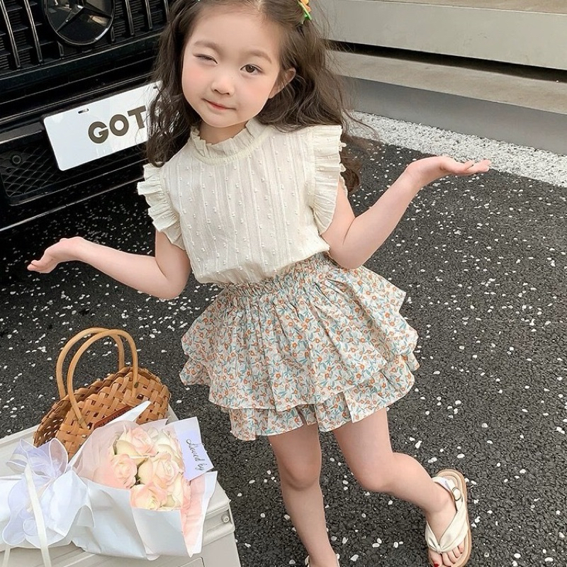 ANGEL.KIDS 019 setelan anak perempuan fashion korea dress anak perempuan baju anak perempuan