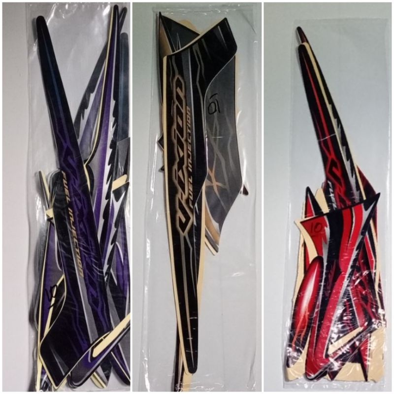 Stiker Sticker Striping Motor Yamaha Vixion Old 2010 List Les Body Motor Yamaha Vixion Old 2010