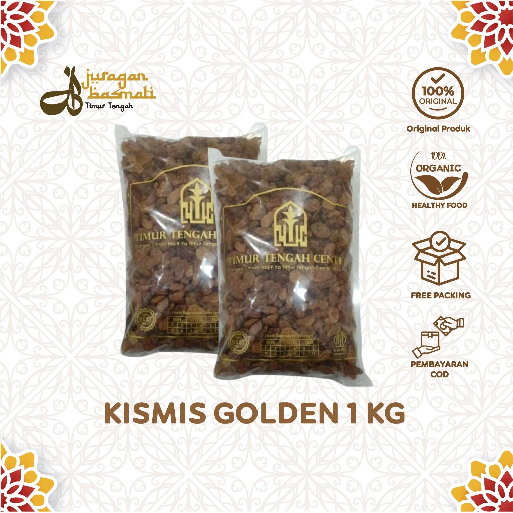 

KISMIS KUNING 1KG | Golden Raisin