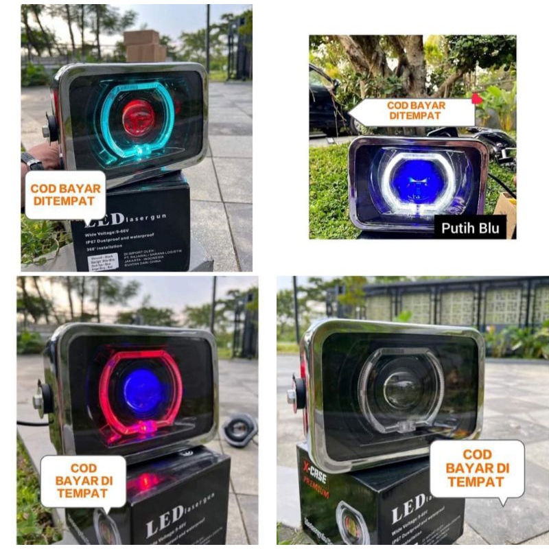 Reflektor lampu biled rx king kotak 5t5 biled rx king lama cobra