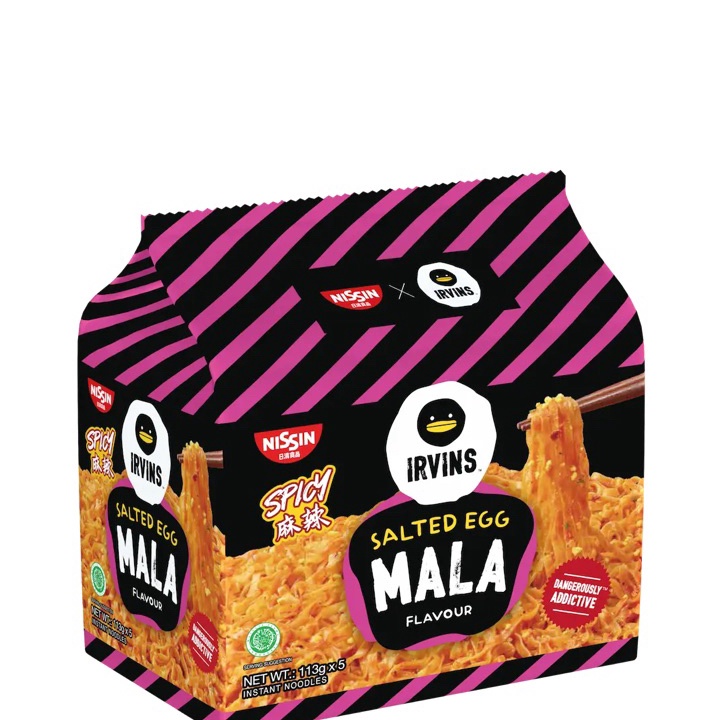 

HOT PRODUCT NISSIN X IRVINS MALA ED EGG NOODLE PACKET