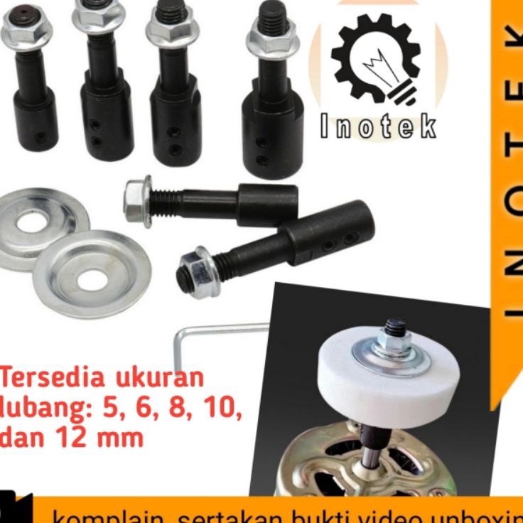 Promo Murah  mandrel adapter ubah dinamo 775 895 mesin pompa kipas jahit jadi mesin poles asah pahat