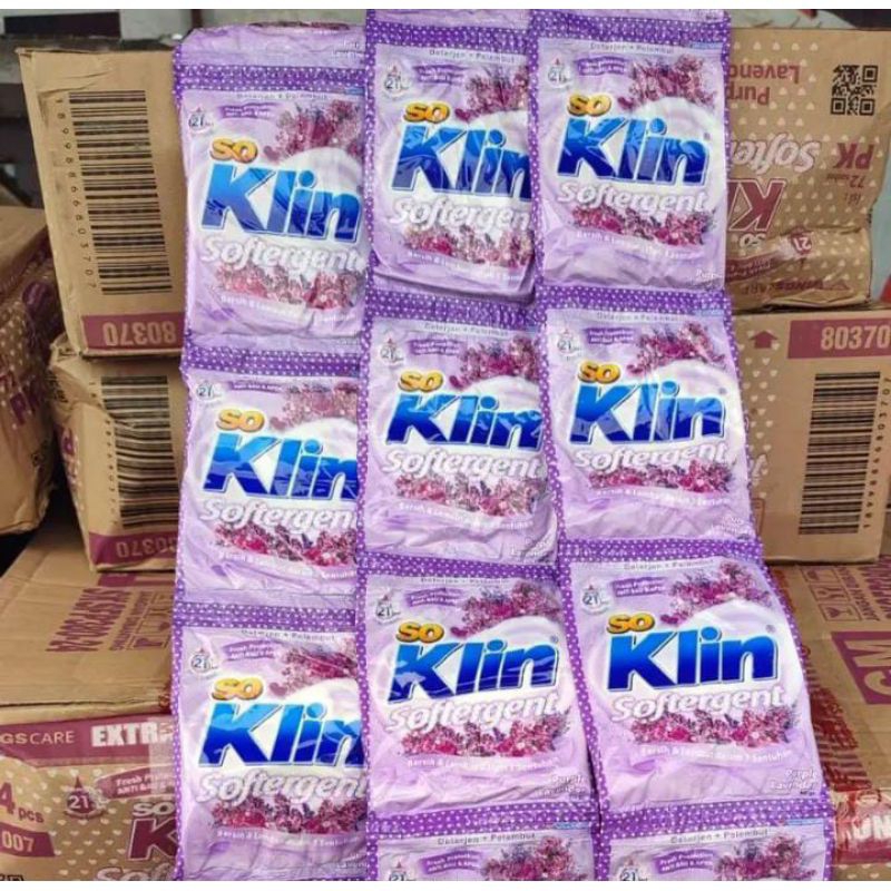 Soklin Softergent Bubuk Rencengan Isi 6pcs