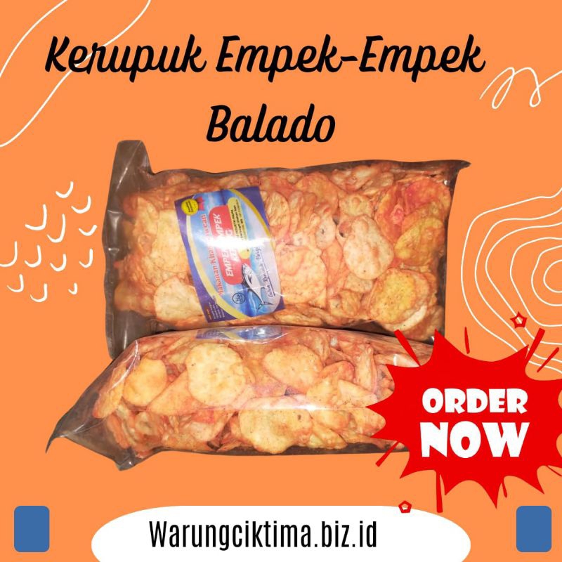 

Kerupuk Empek-Empek Kering Rasa Balado Asli Dari Bawean