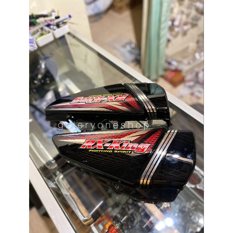 Tutup box accu aki rx king rxk 2005 hitam merah