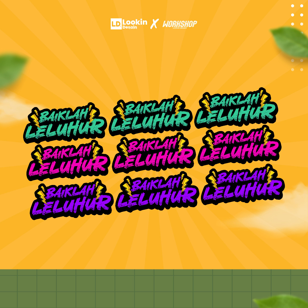 

STIKER CUTTING BAIKLAH LELUHUR KATA KATA LUCU TERBARU