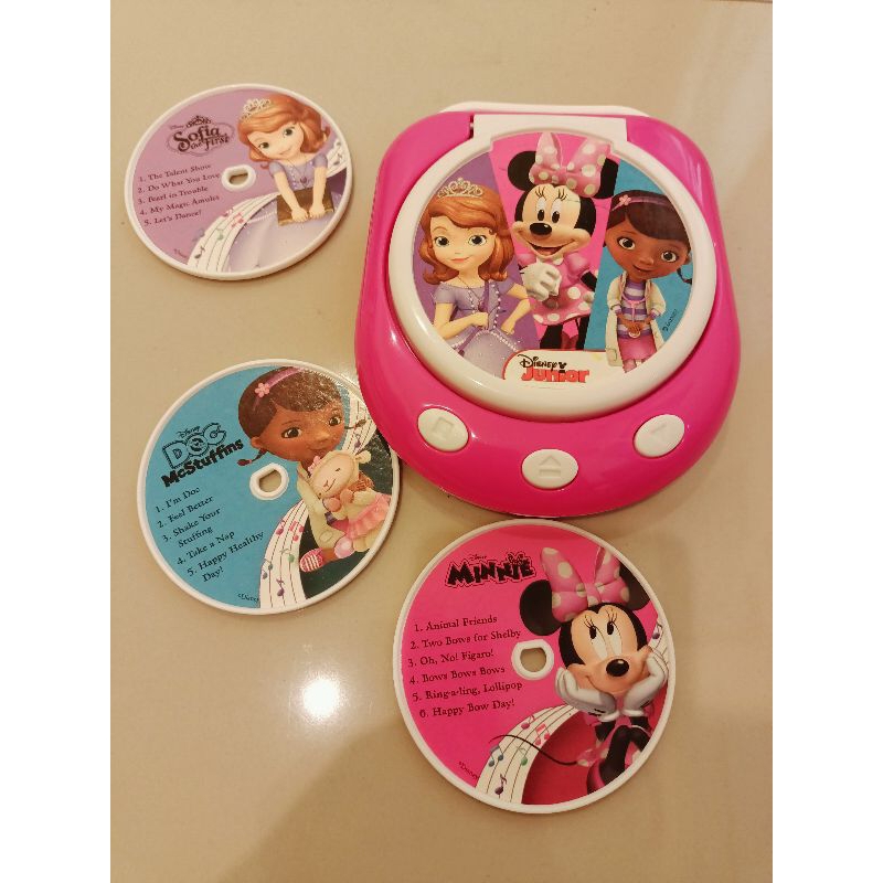 Mainan musik Portabel portable music player disney sofia minnie doctor Mcstuffin