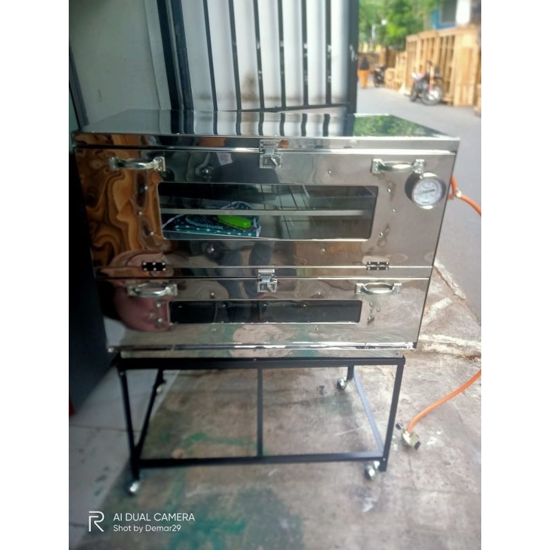 OVEN GAS STAINLESS BIMA BERKAH 75X55X70CM