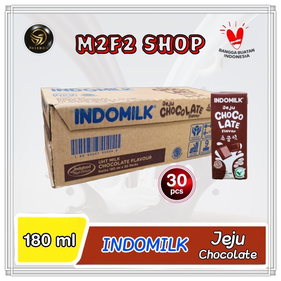 

Susu Indomilk Jeju Chocolate | Cokelat Kotak UHT - 180 ml (Kemasan Karton)