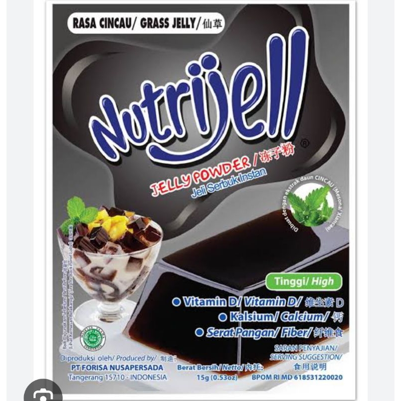 

Nutrijell semua variant rasa