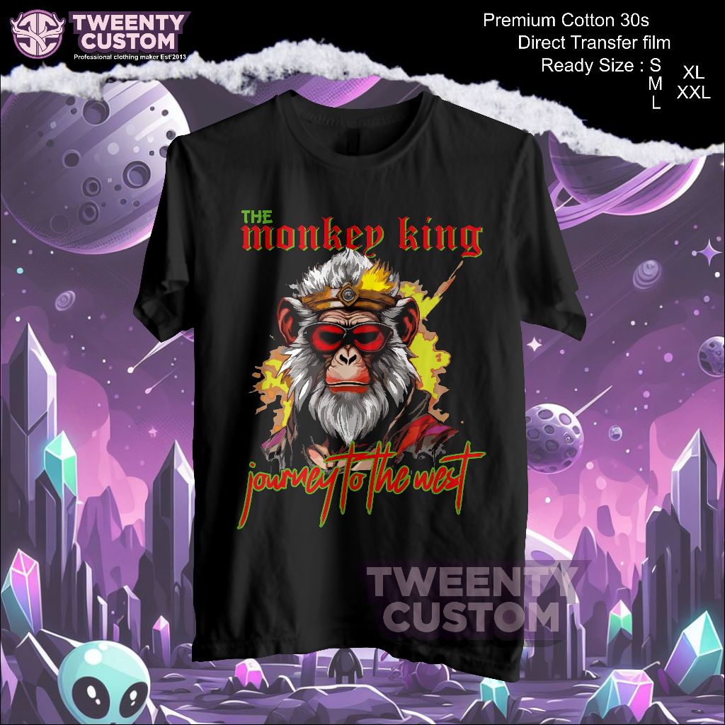 Kaos Monkey king - Premium cotton