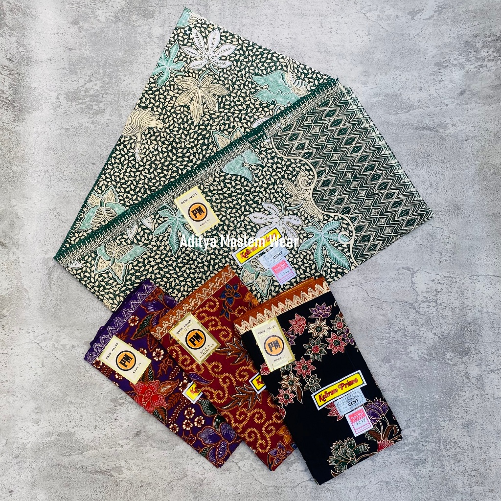 Kain Panjang Batik PM Pulau Mas Cap Cent Original Samping Kebat Sewek Tapih Kain Jarik Batik Katun