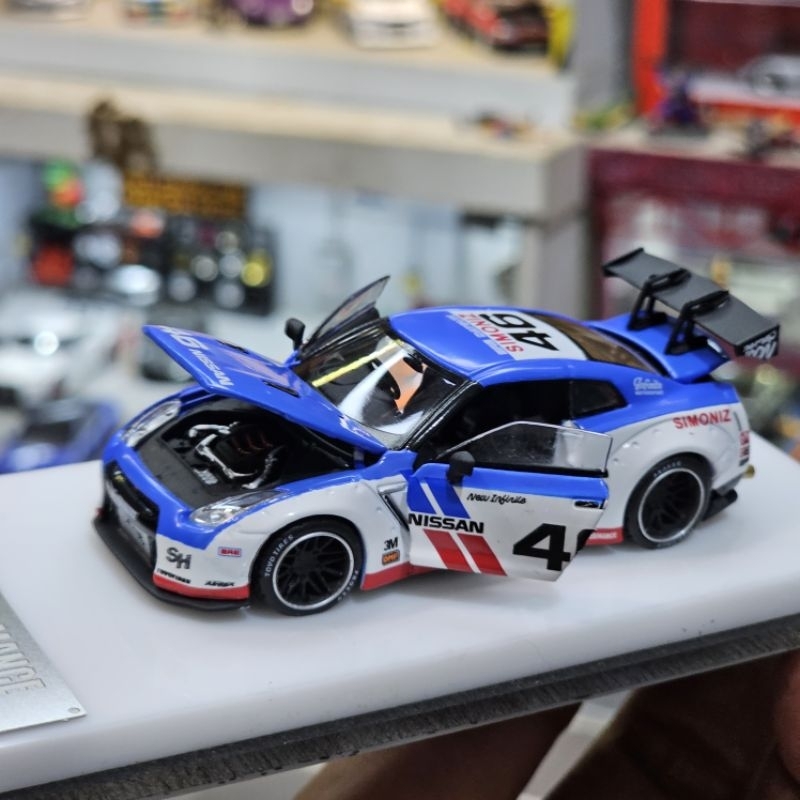 Old Time Model Lb Performance Nissan GTR R35 LBWK liberty walk bre 46 mini GT ignition PGM