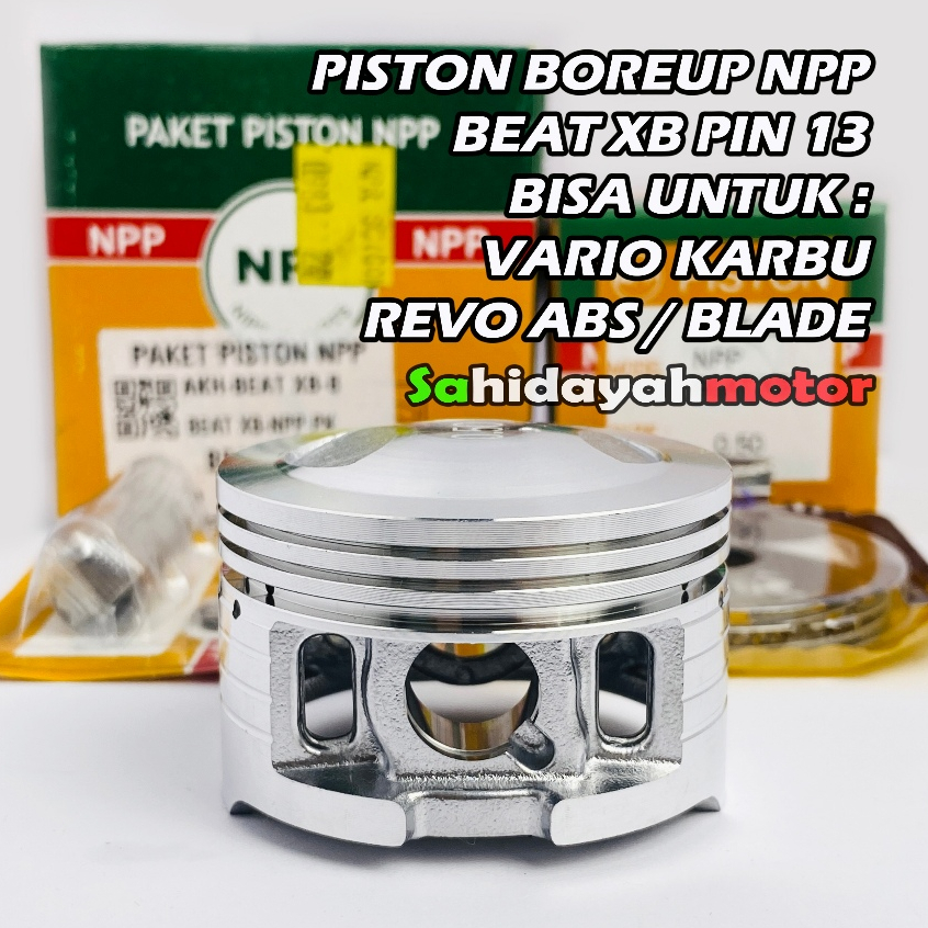 Seher Piston set Beat xb boreup 53.5 54 54.5 55 55.5 pin pen 13 NPP