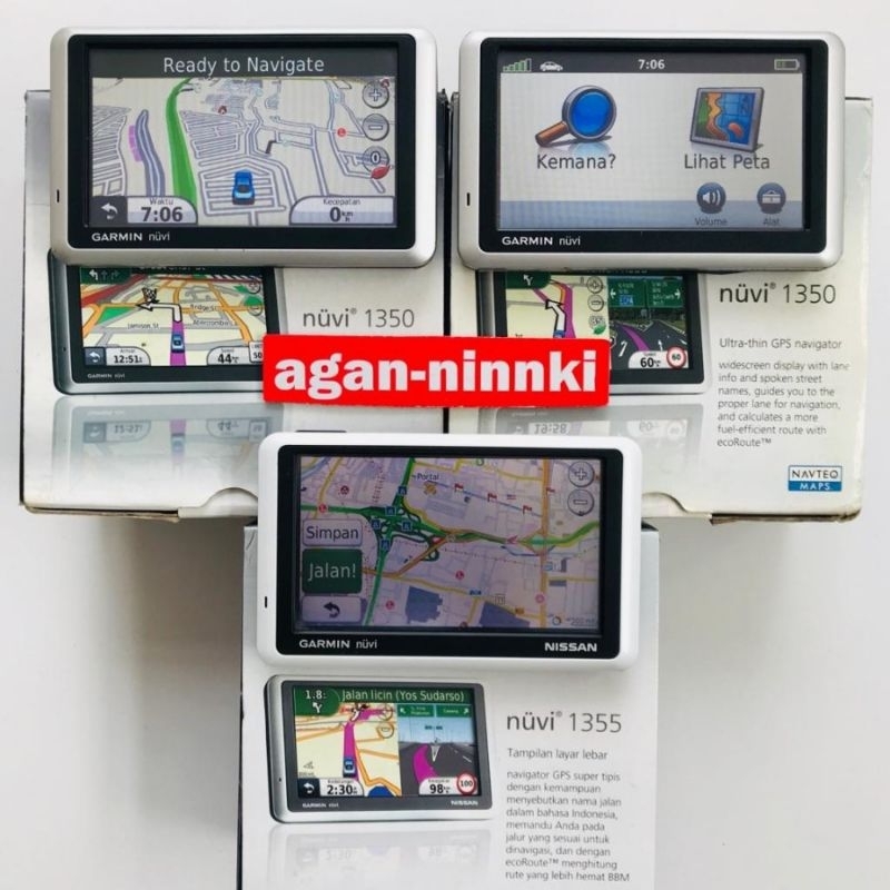 GPS Garmin Nuvi 1350 dengan Map versi terbaru