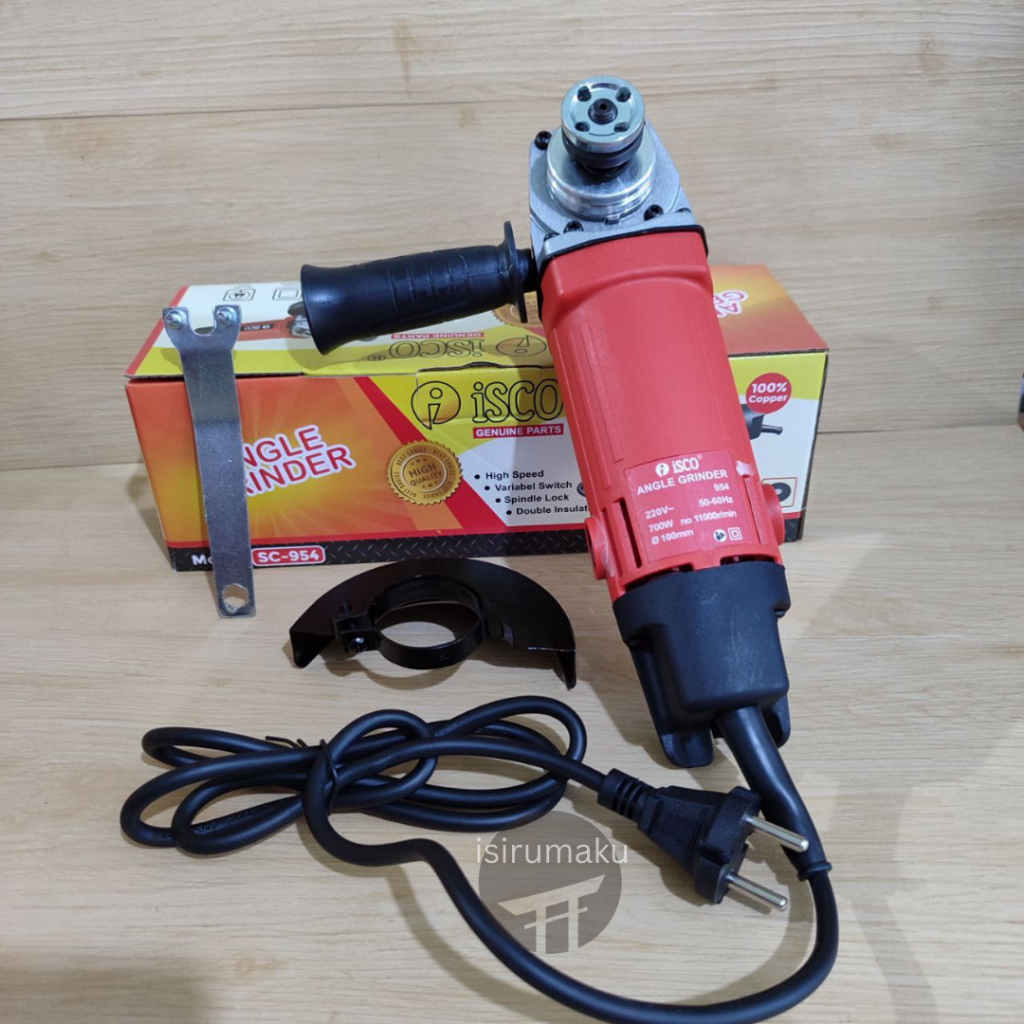 Gerinda Angle Grinder Cordless Mesin Gerinda Tangan Elektrik Gerinda Baterai Portable Alat Pemotong