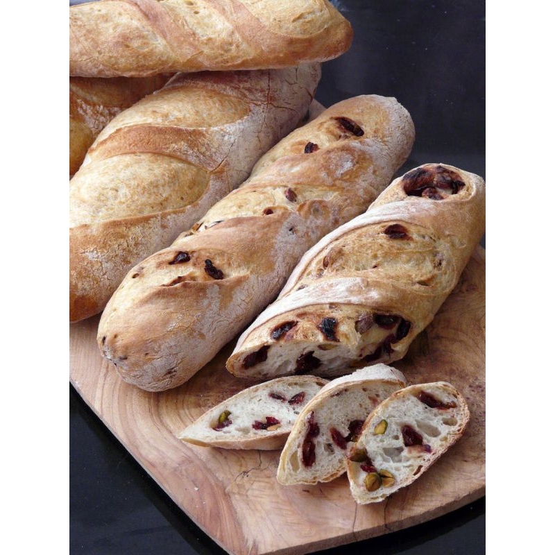 

Roti Baguette Gandum CRANBERRY PISTACHIO| Cocok Untuk Diet | Low Calorie