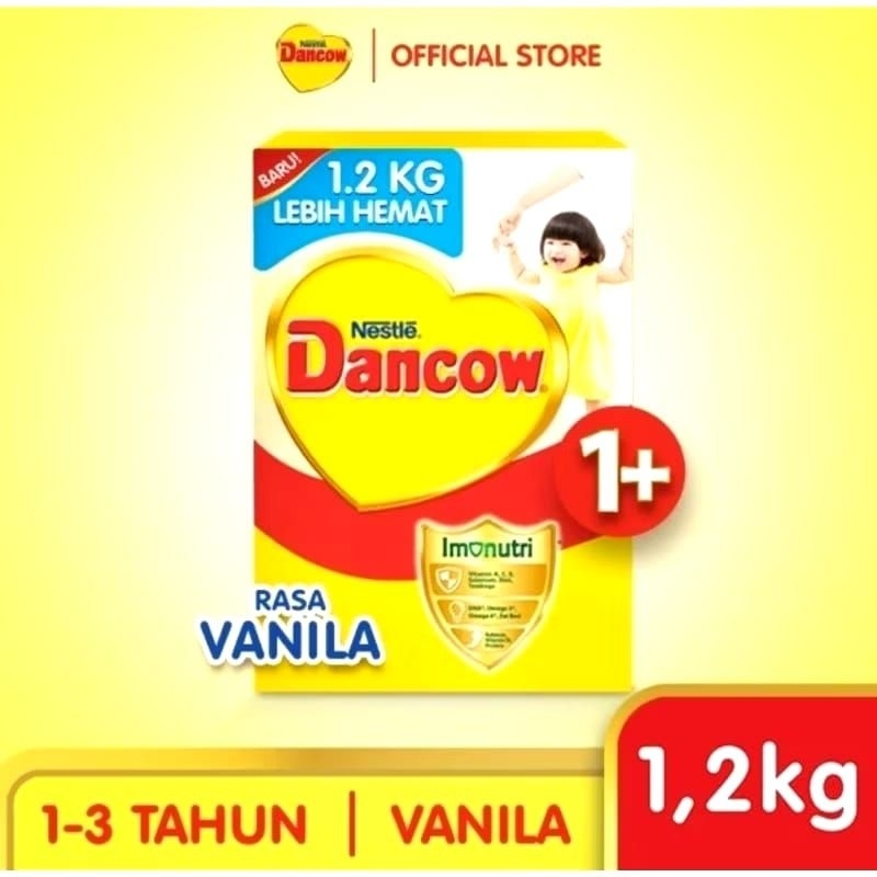 

Dancow 1+ dan 3+ 1,2kg Rasa Madu Dan Vanila