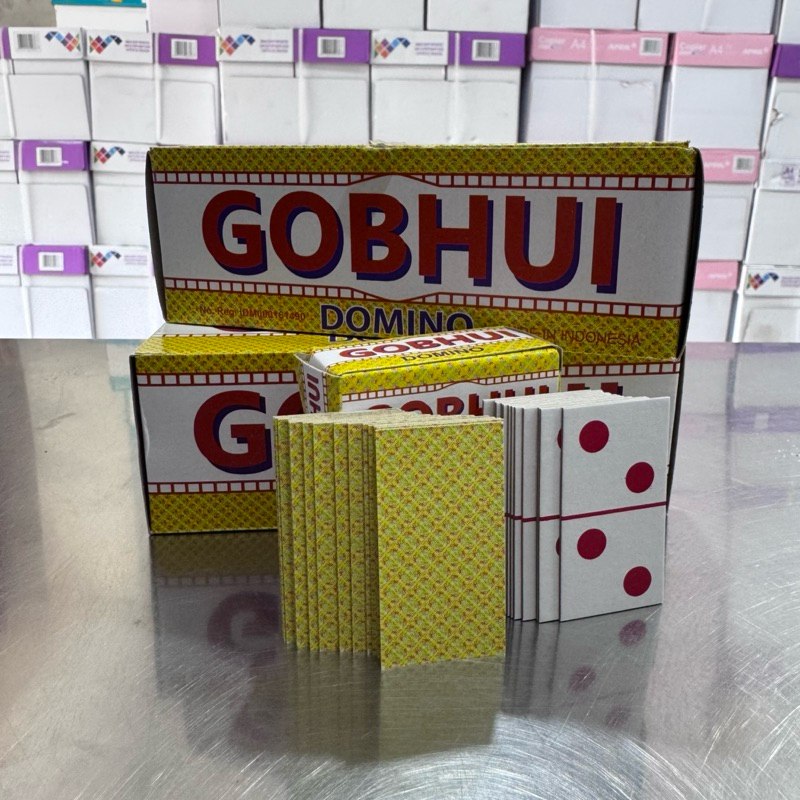 Kartu Domino Gobhui / domino murah ( 1 pak isi 10 set)