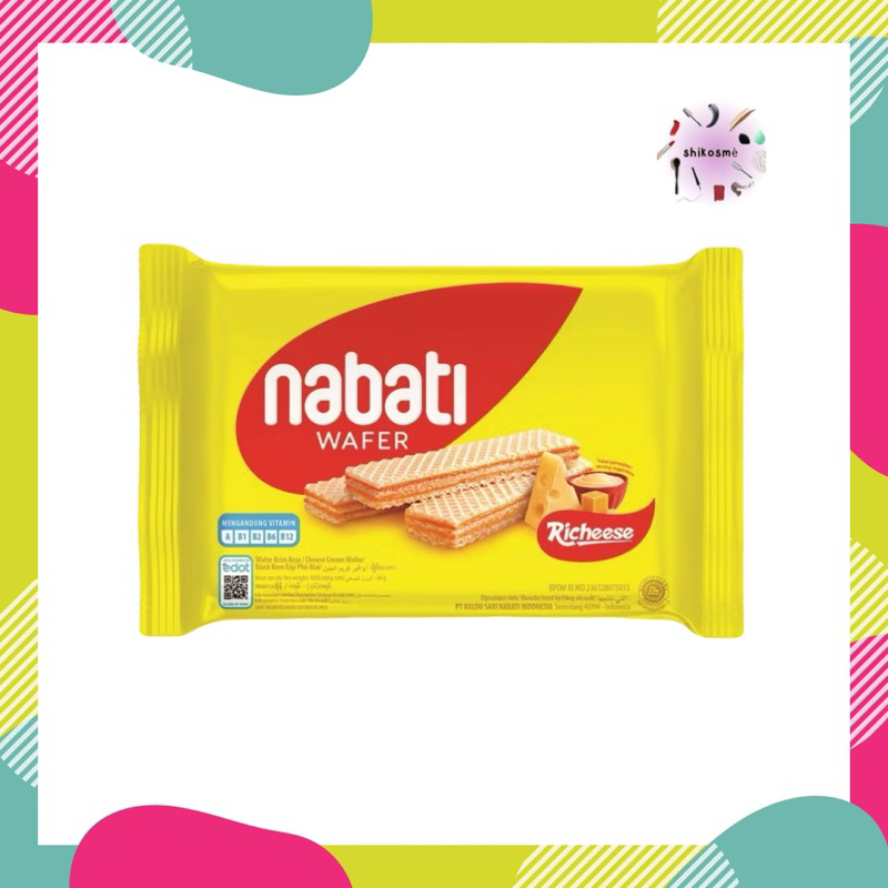 

Nabati Richeese Wafer Krim Keju 37gr