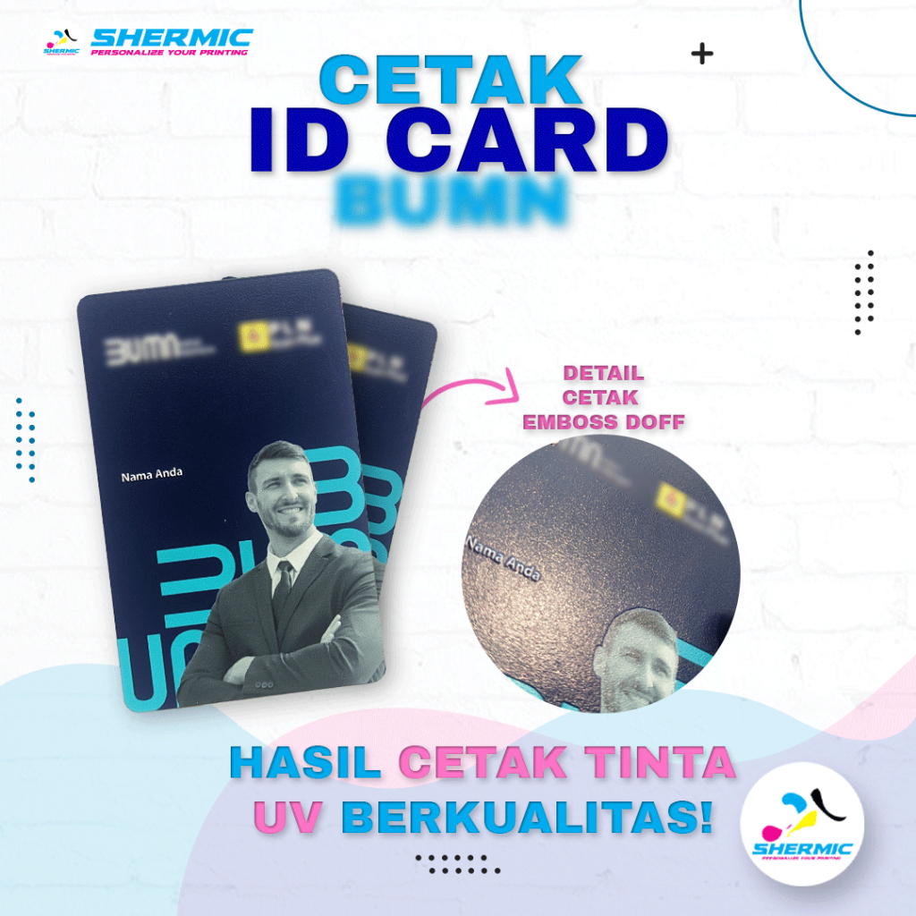 

Cetak Custom Print UV DESAIN ID CARD KTA