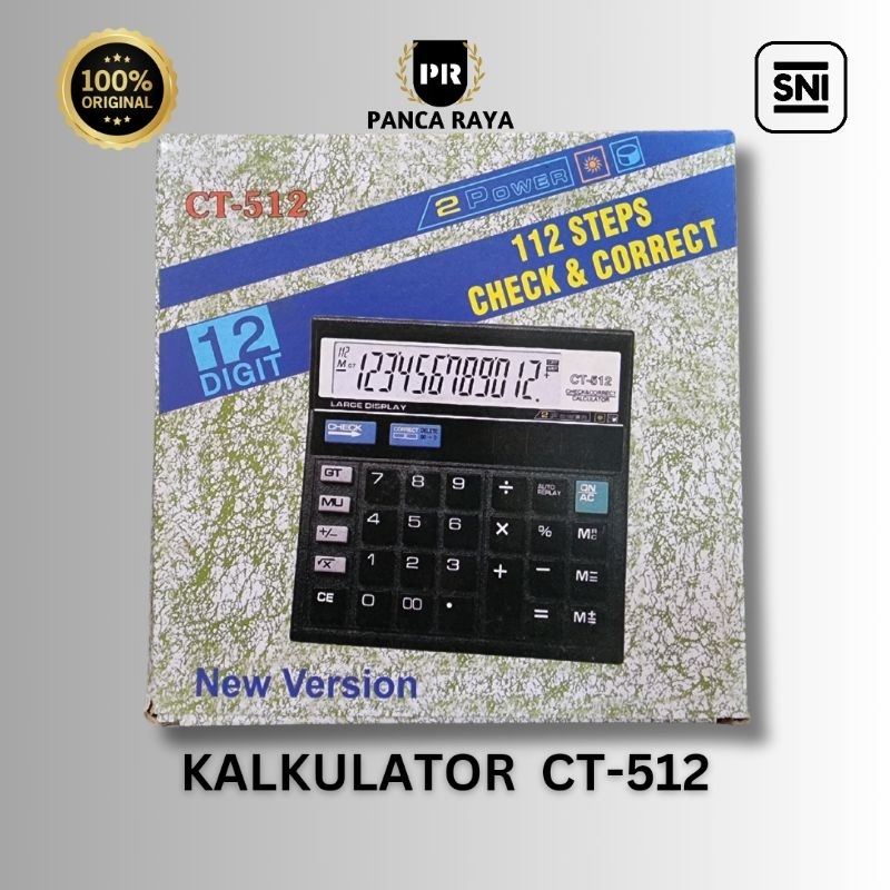 

KALKULATOR CT-512 12 DIGIT AUTO REPLAY
