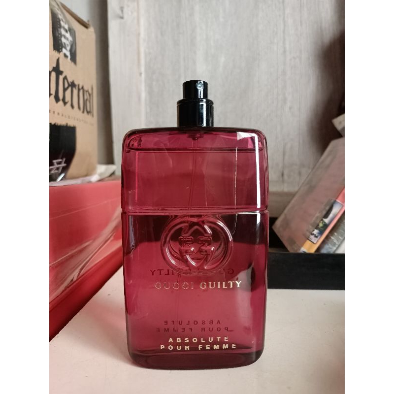 Preloved Parfum GUCCI GUILTY Absolute Pour Femme EDP 90ml (Tester, No Cap, No Box)