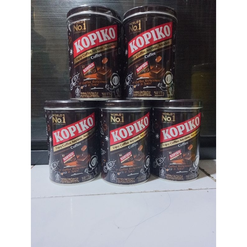 

Kepiko Coffee Hard Candy/Permen Kopi 175gr Kemasan Kaleng