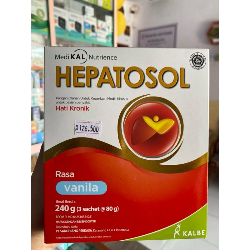 

Hepatosol - Nutrisi kesehatan hati 240 g