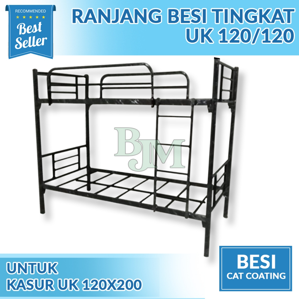 Ranjang susun Ranjang tingkat Ranjang besi 120x200