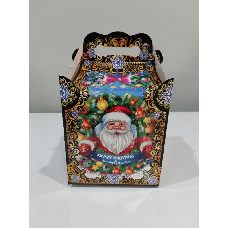 

Box Cake Natal Jolly 5 Merry Christmas 14x14x15cm (6pcs)