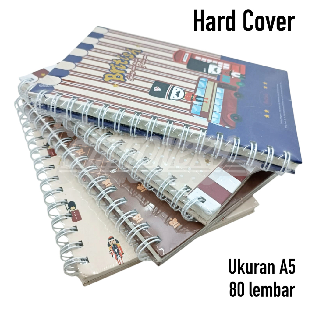 

[A+] Buku Tulis London | Note Book Spiral London | Buku Catatan Lucu ukuran A5