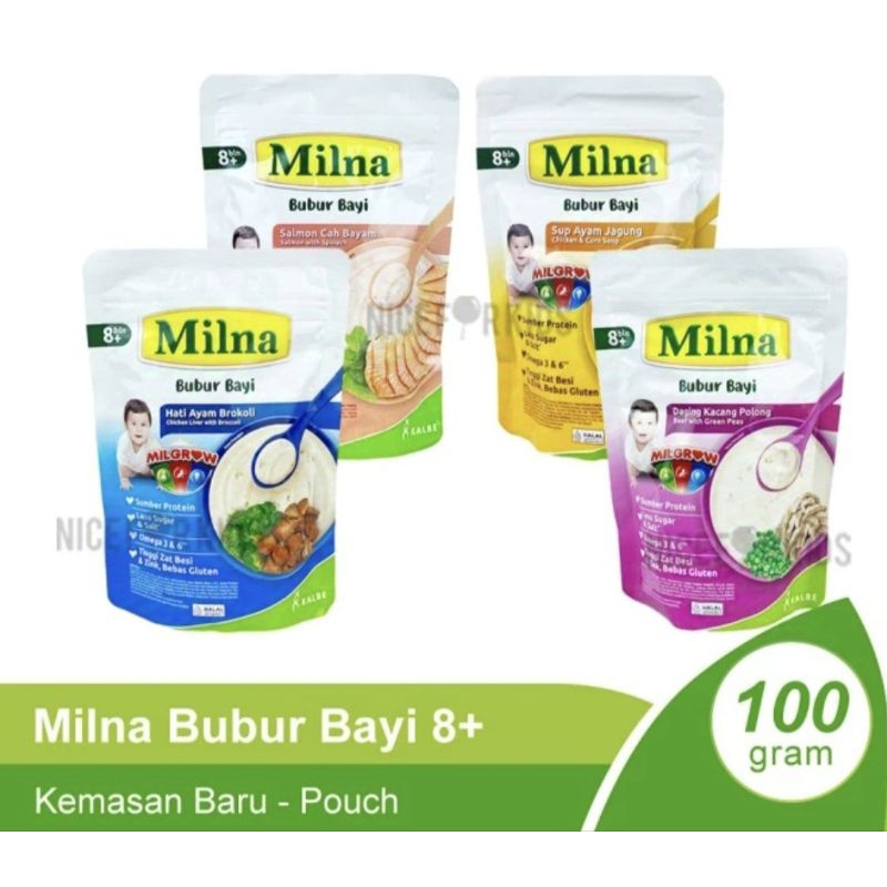 Milna Bubur Bayi 8-12 Bulan 120gr