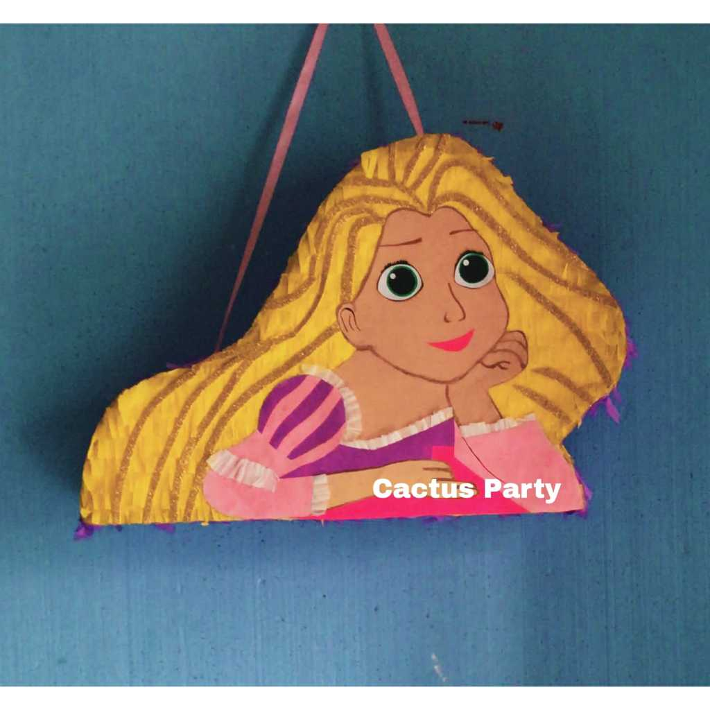 Pinata Pukul/Pinata Tarik Karakter Ulang Tahun Motif Princess Rapunzel
