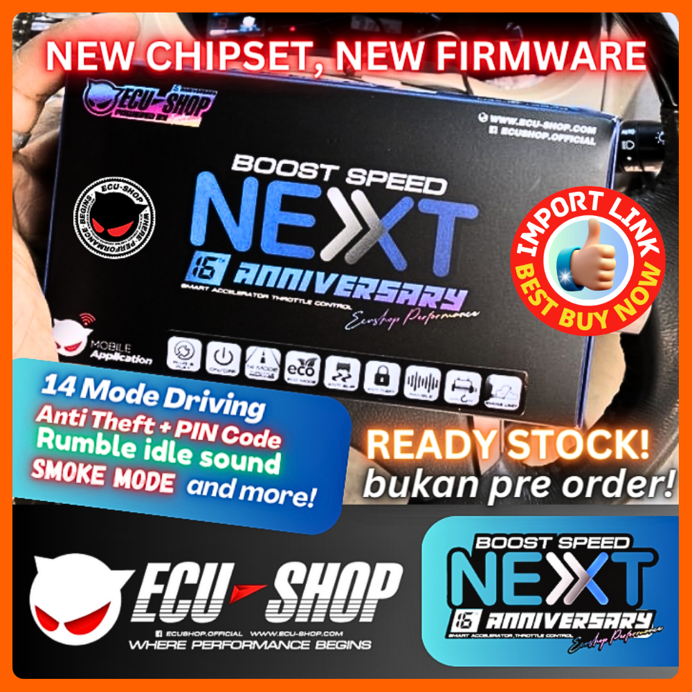 ECUSHOP Throtle controller Boost Speed Next V3 Ecu shop throttle control innova reborn venturer fort
