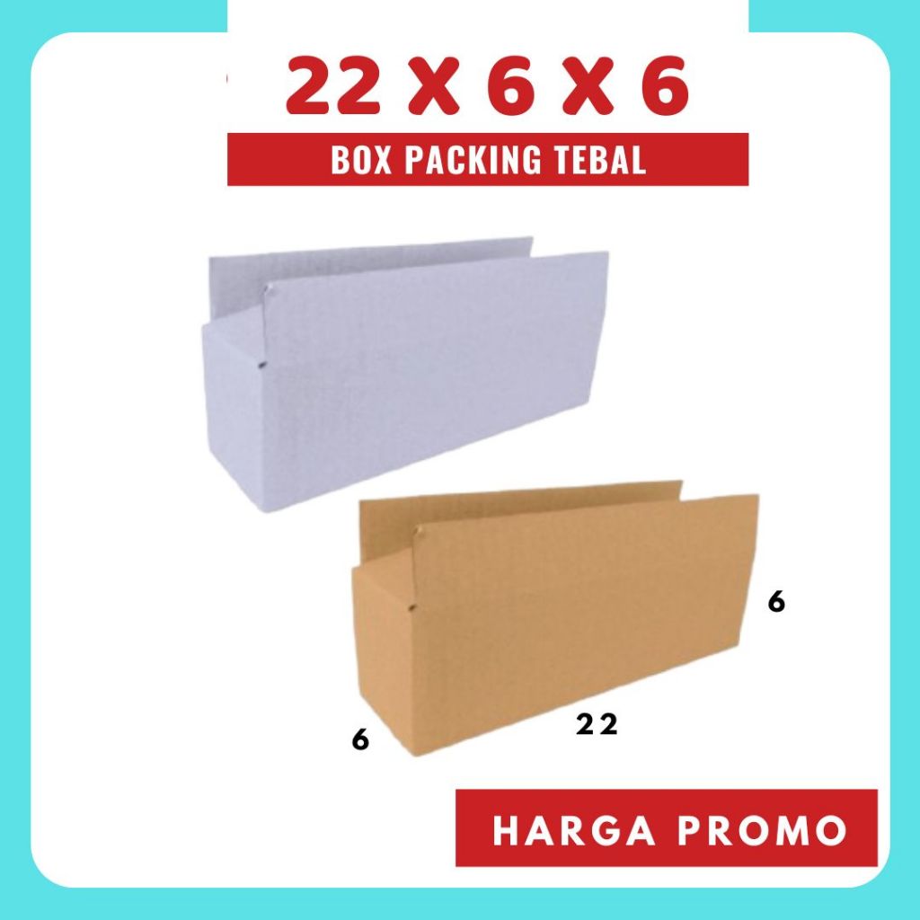 

Box 22x6x6 Kardus A1 Packing Karton Dus Kotak Kemasan Obat Mainan Olshop Souvenir Jamu Sparepart