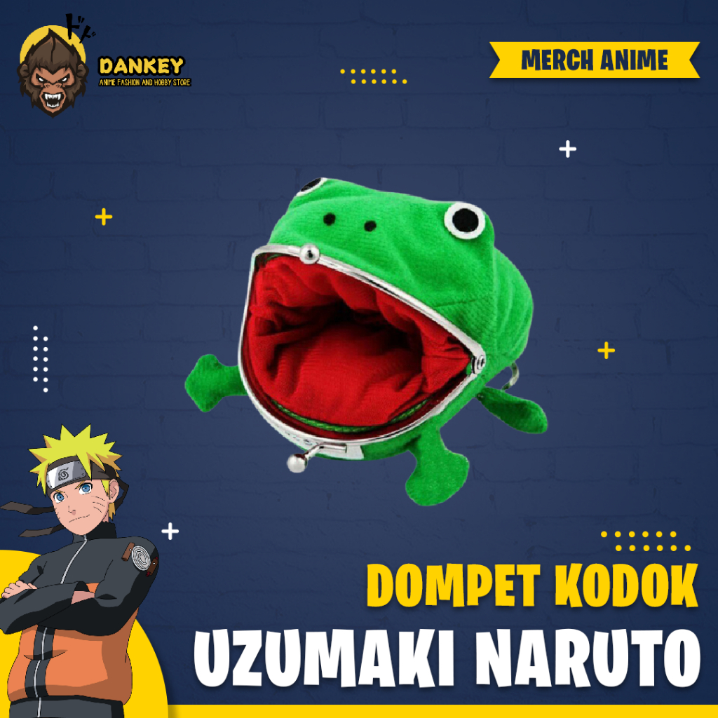Dompet Koin Katak Kodok Naruto Cosplay Anime
