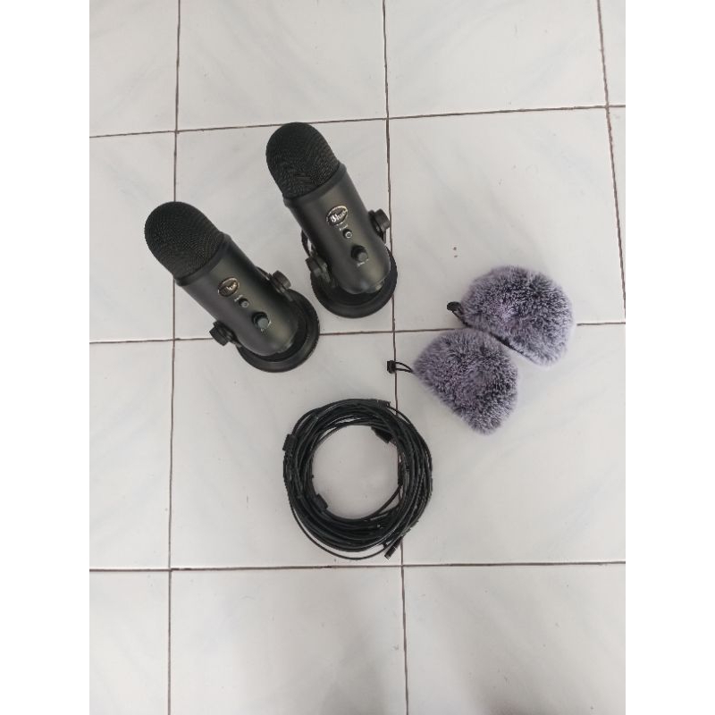 Mic Blue Yeti Blackout Sepasang