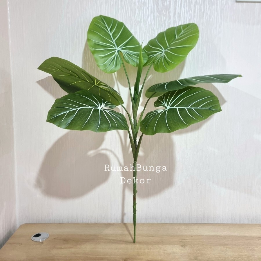 Daun Talas Philodendron Gloriosum Artificial