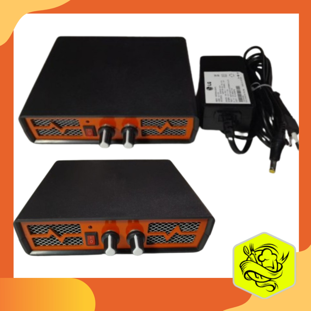 Amplifer Mini I Amplifer Rakitan I Amplifer Untuk Karaoke I power ampli mini 12 volt stereo - Black 